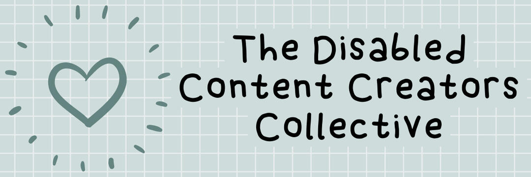 The Disabled Content Creators Collective logo.